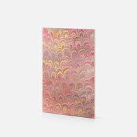 Quaderno pagine a righe<br>Copertina morbida - Collezione cottonpaper “Pavoni”