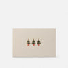 Double card - Christmas trees with candles