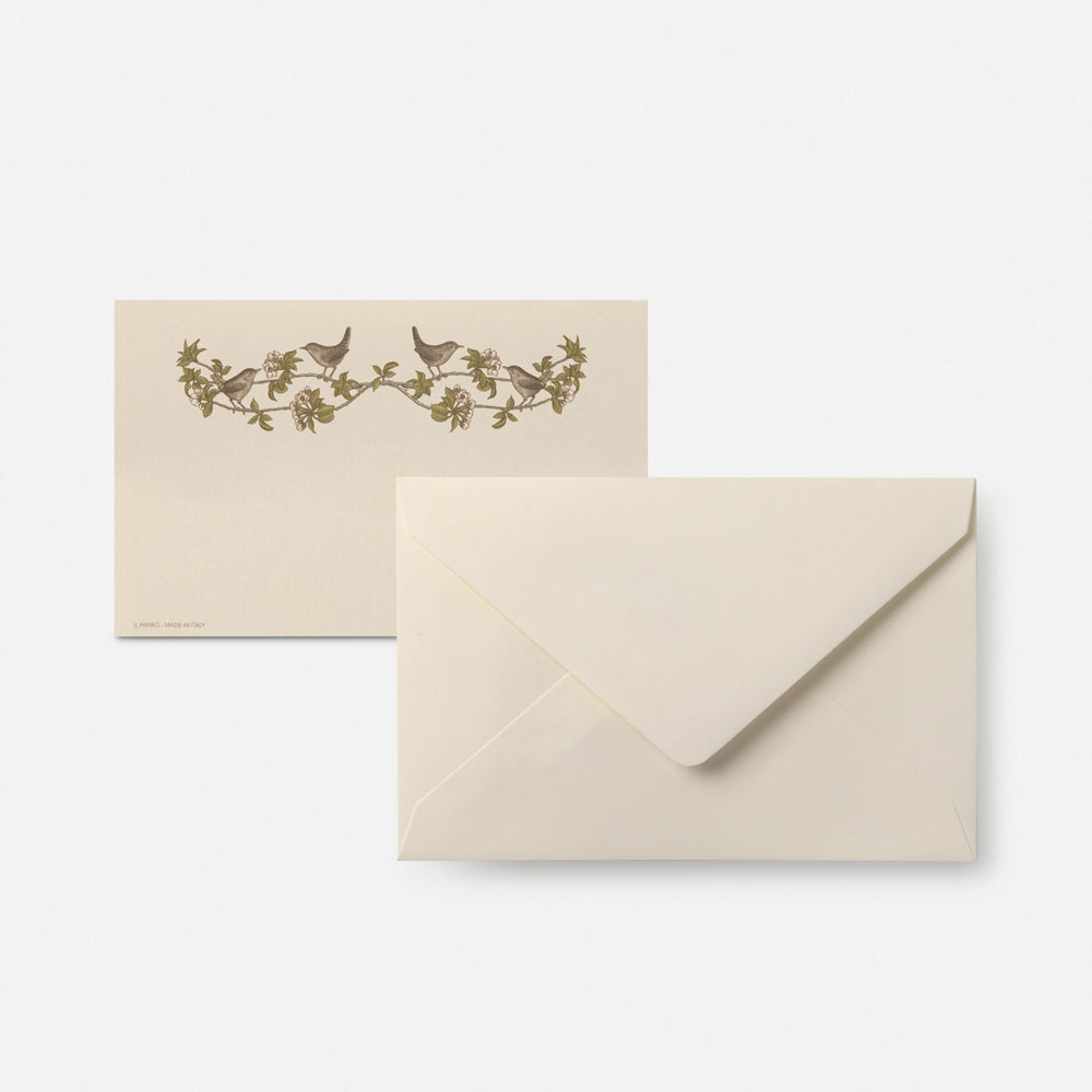 Single card/Invitation - Wrens