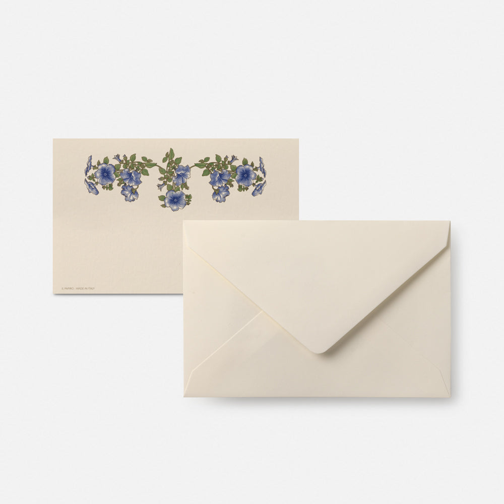 Single Card/Invitation - Petunias